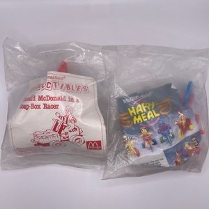 Vintage Rare McDonald’s Happy Meal Toy Bundle Birdie & Ronald Mcdonald on Wheels
